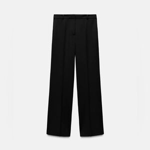 Zara Straight Fit Trousers Black XL NWT! $79.90